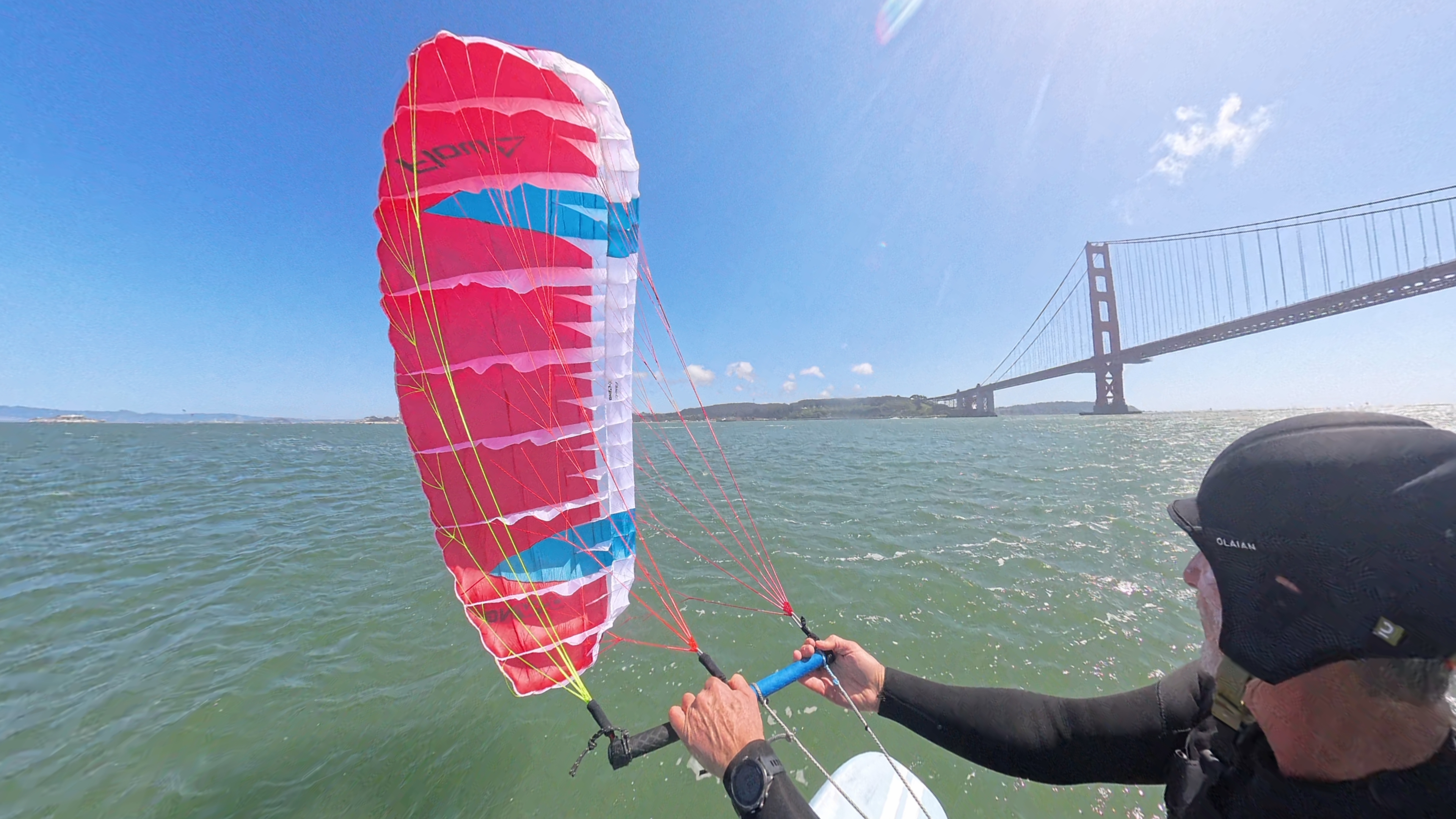 Flow D-Wing parawing session