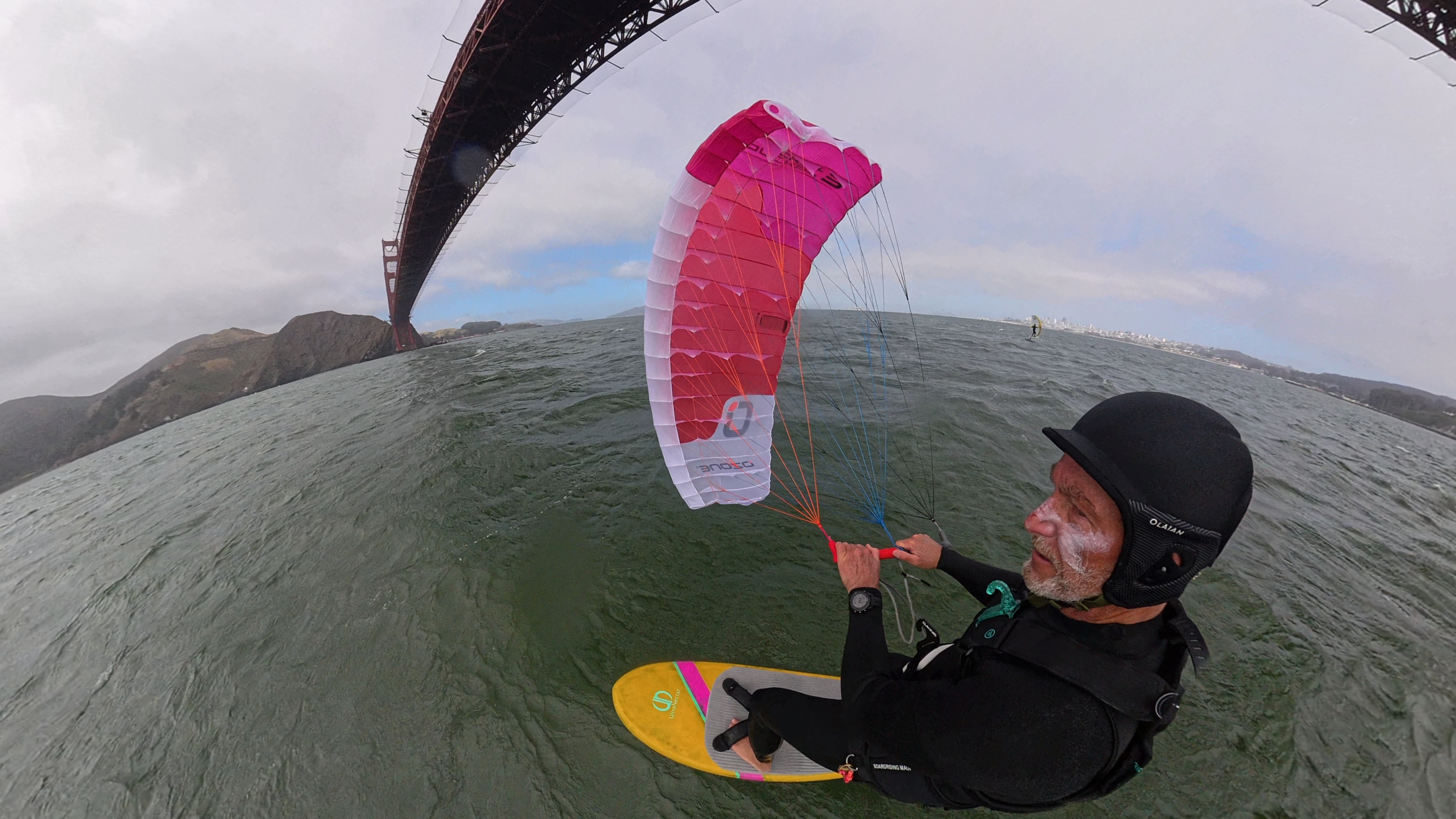Parawing session at the Golden Gate